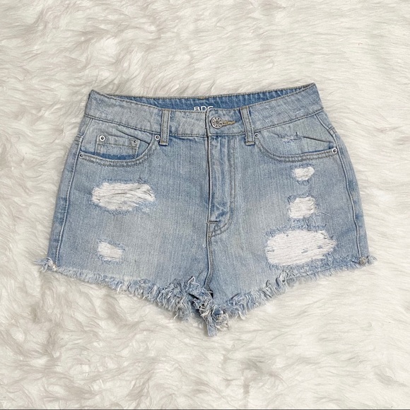 BDG Pants - BDG Super High Rise Cheeky Jean Shorts
